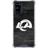 NFL Los Angeles Rams Black & White Galaxy S20 FE Clear Case